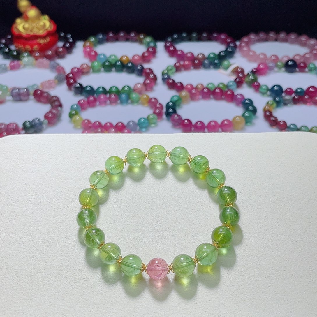 手链未镶嵌碧玺9.2mm左右