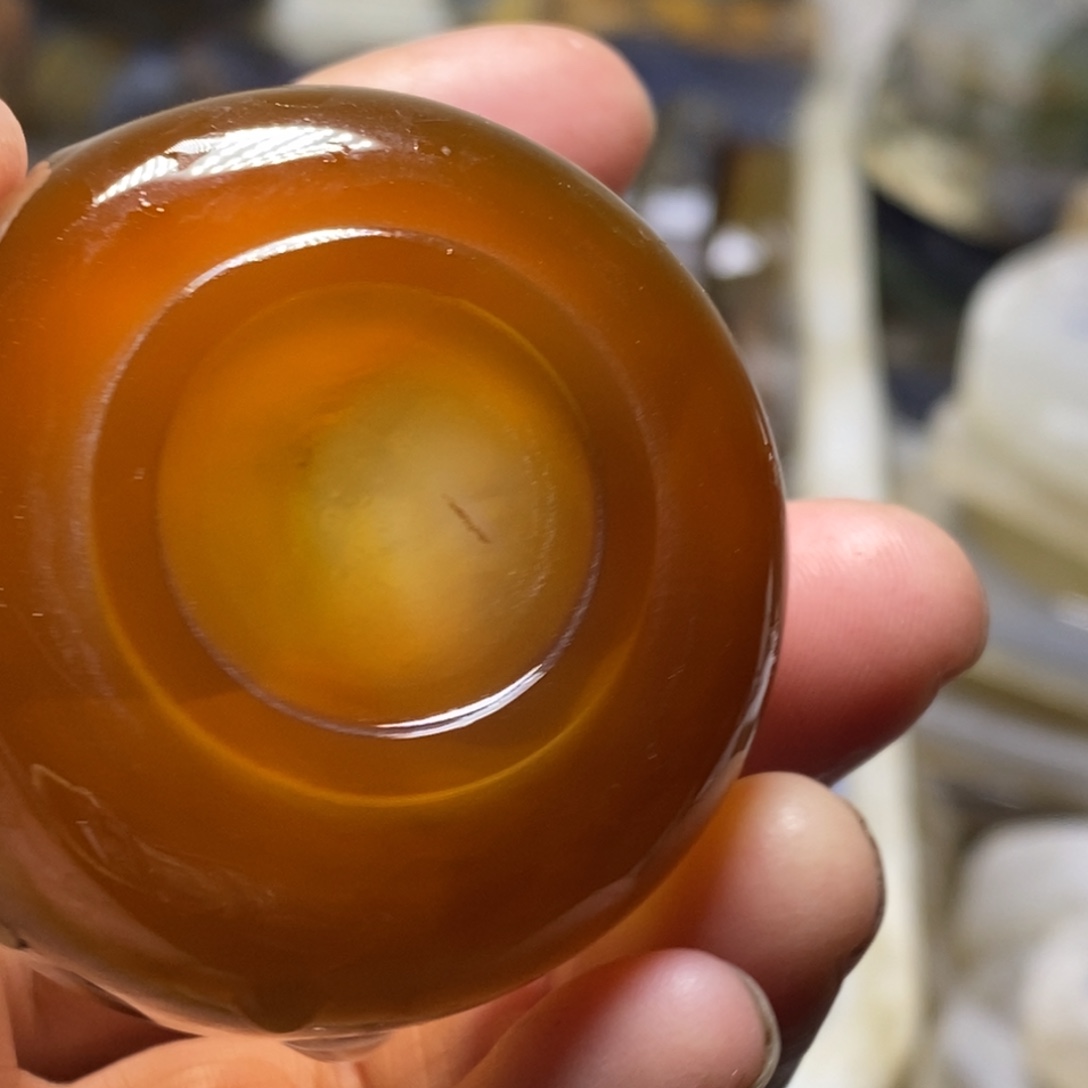 用***4玛瑙/玉髓合金耳钉