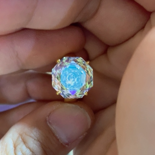 戒指银S925镶嵌红宝石