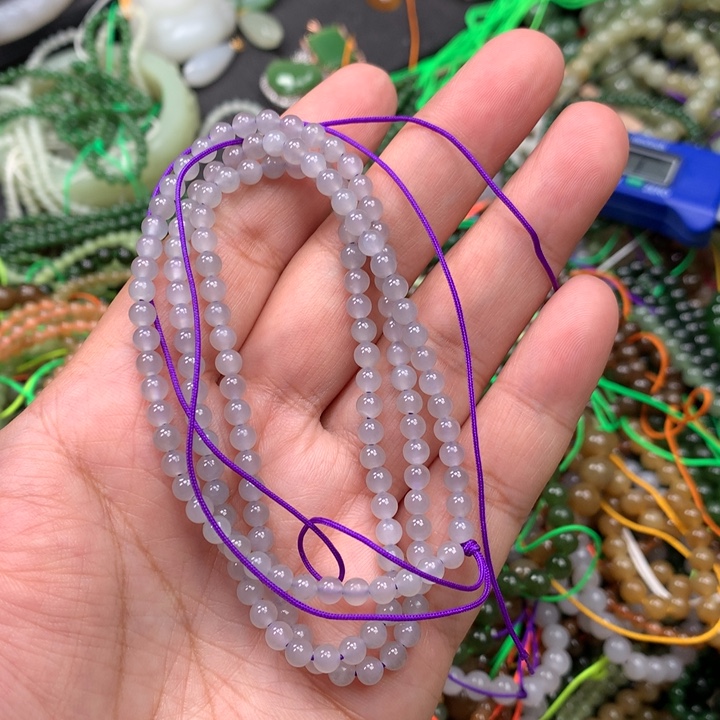 和田玉未镶嵌手链16