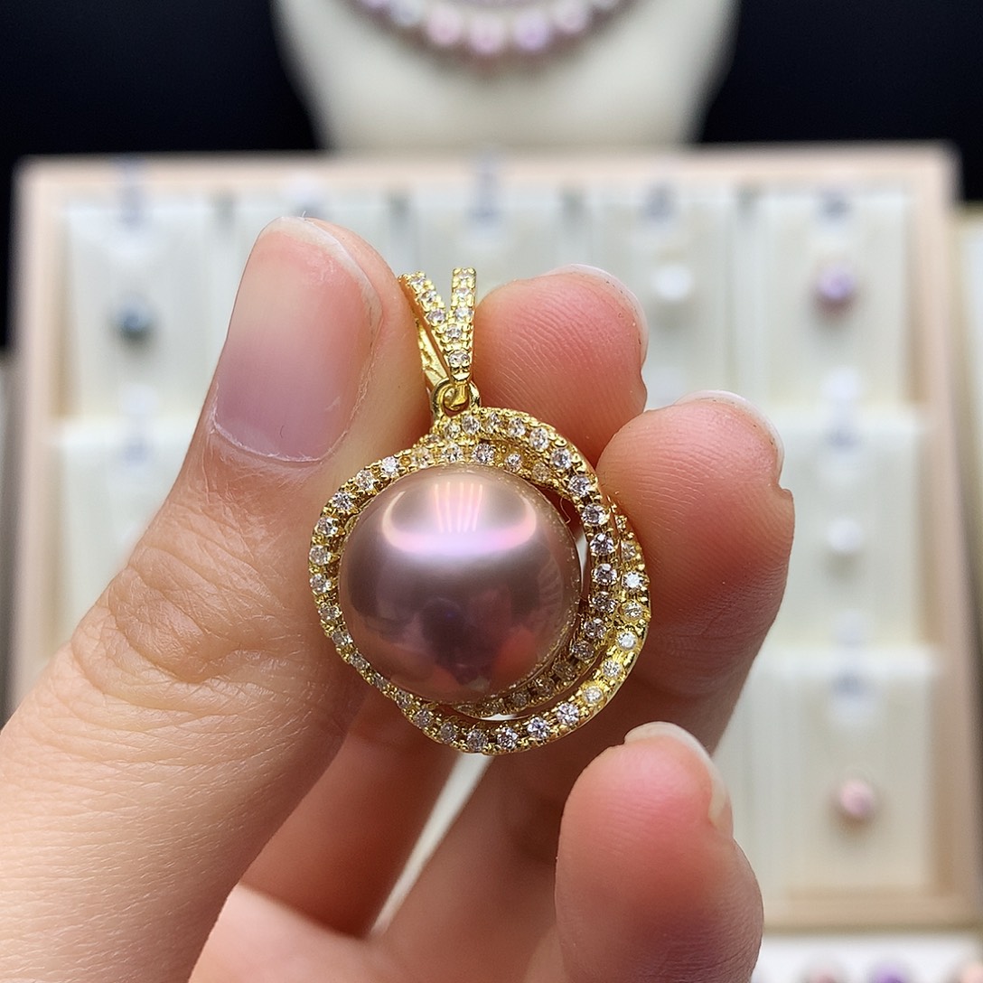 淡水珍珠颈饰合金