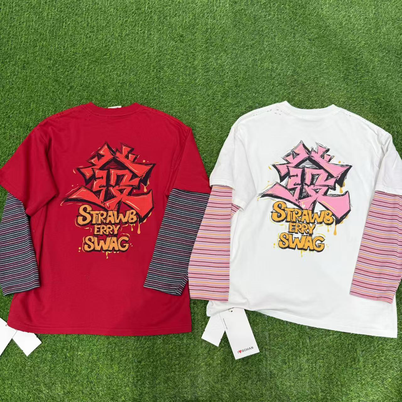 4333#深圳BOHAN秀秀家2025 早春新款新年礼物发财长袖T恤