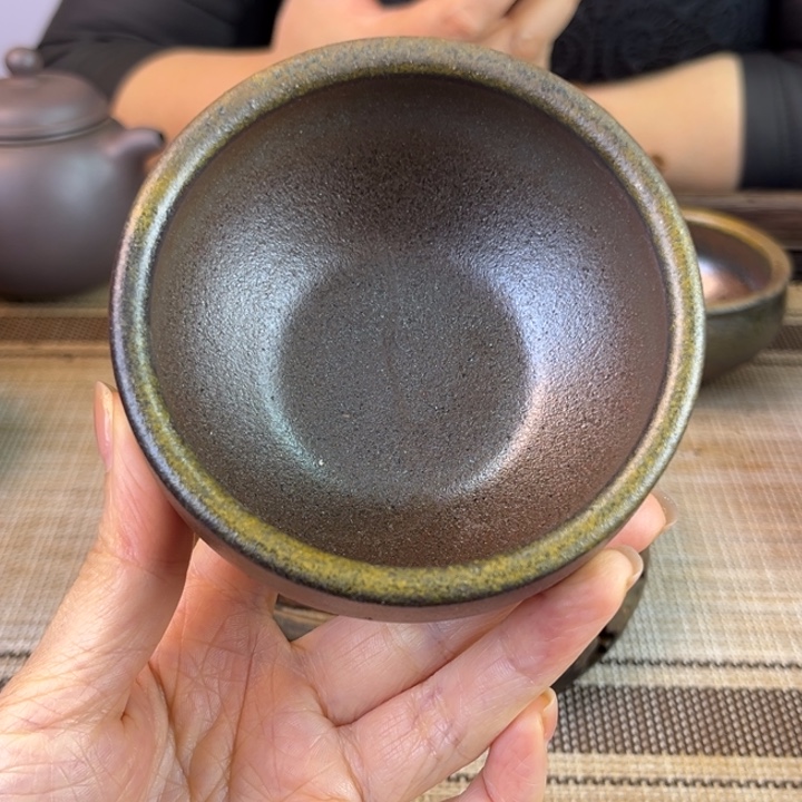 茶壶紫砂底槽清柴烧100cc