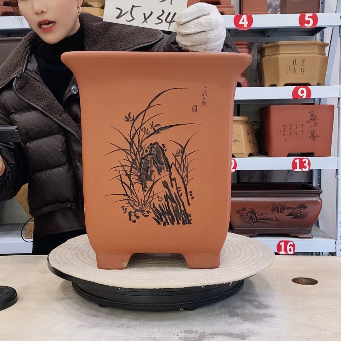 紫砂花盆紫砂花盆