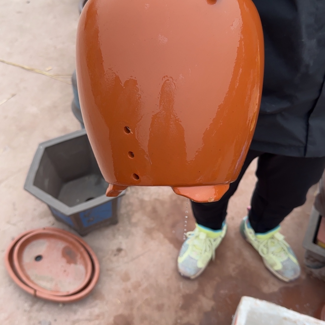 紫砂花盆口径15.21口径