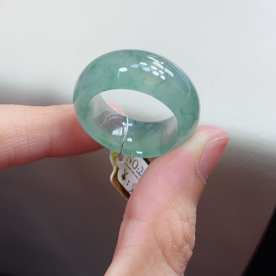 未镶嵌戒指翡翠20-21号