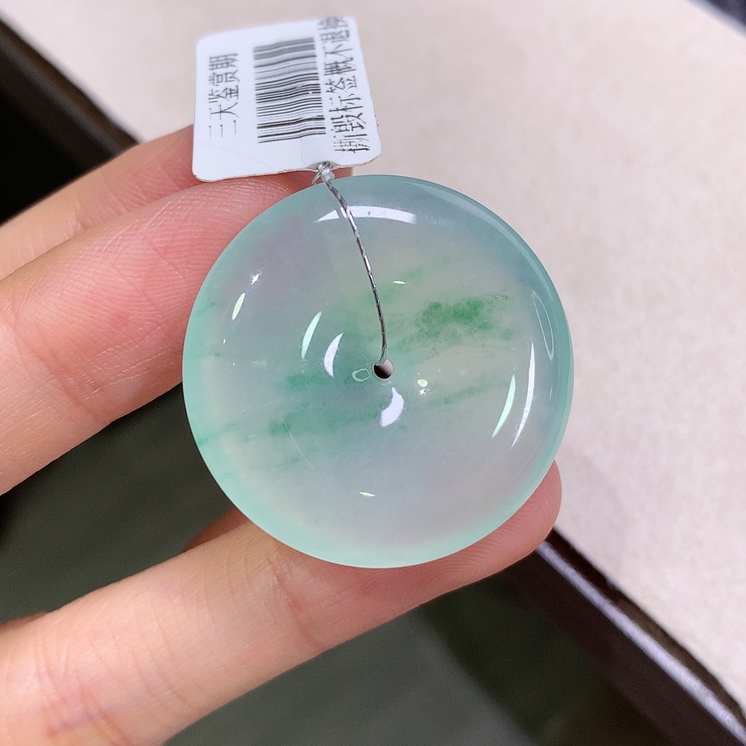 翡翠未镶嵌颈饰30.3-5.6