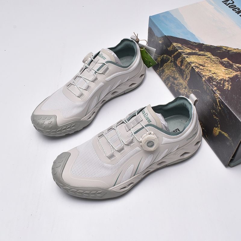 外贸出口男士夏季纽扣透气防滑户外徒步登山水陆两栖溯溪鞋夏直播