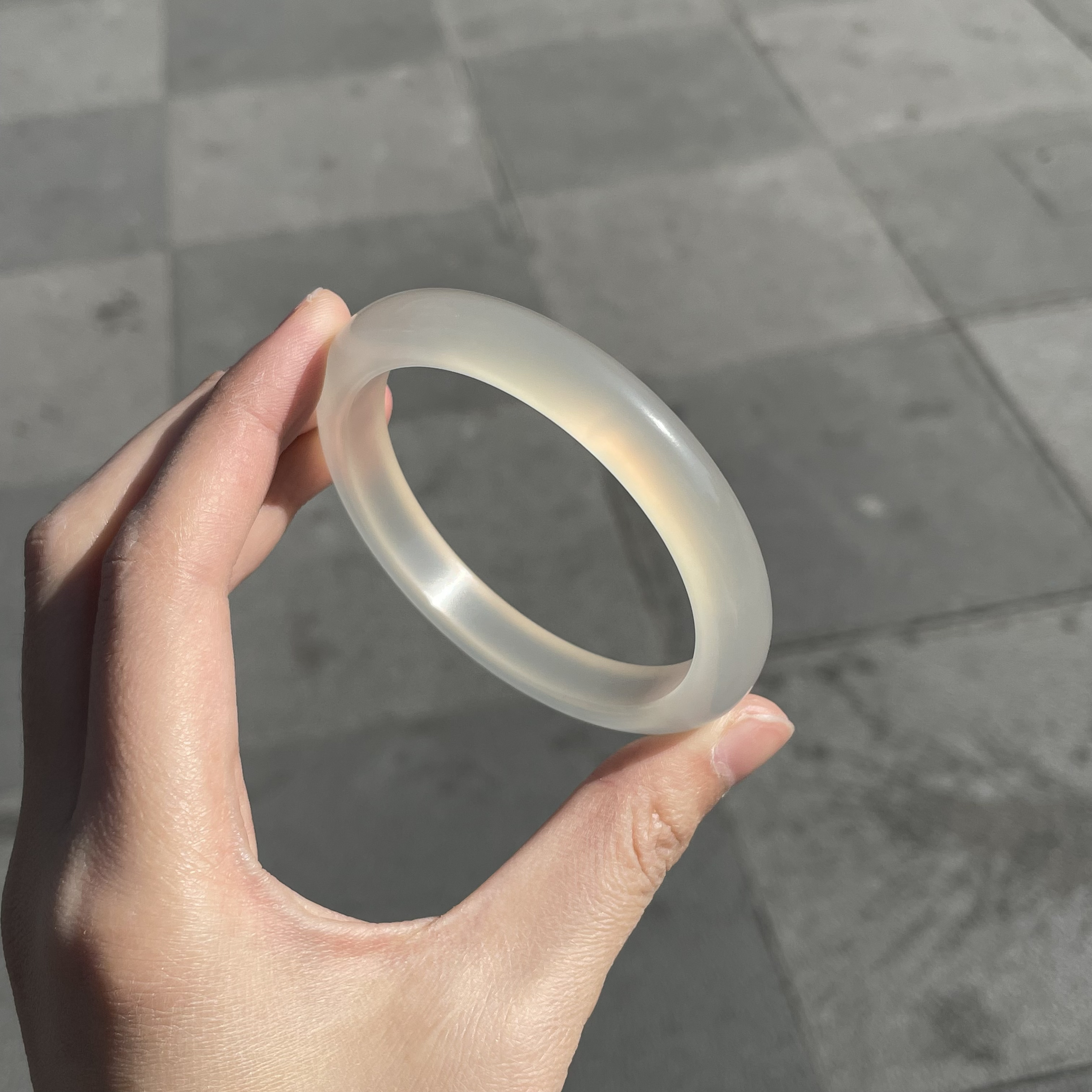 圈口60+正圈马料浅香槟满圈龙鳞纹-玛瑙