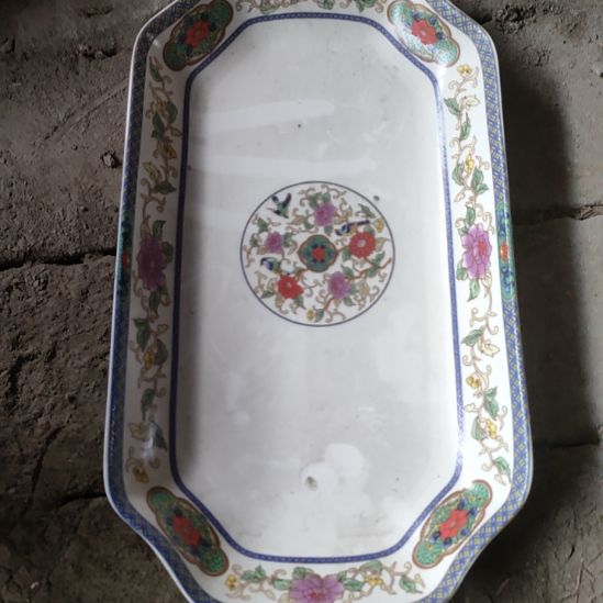 陶瓷鸟语花香鱼盘32❌17.5一支