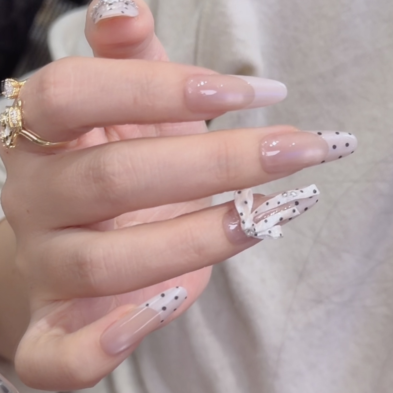 【黑白天鹅AB版】纯手工穿戴甲可拆卸美甲10片