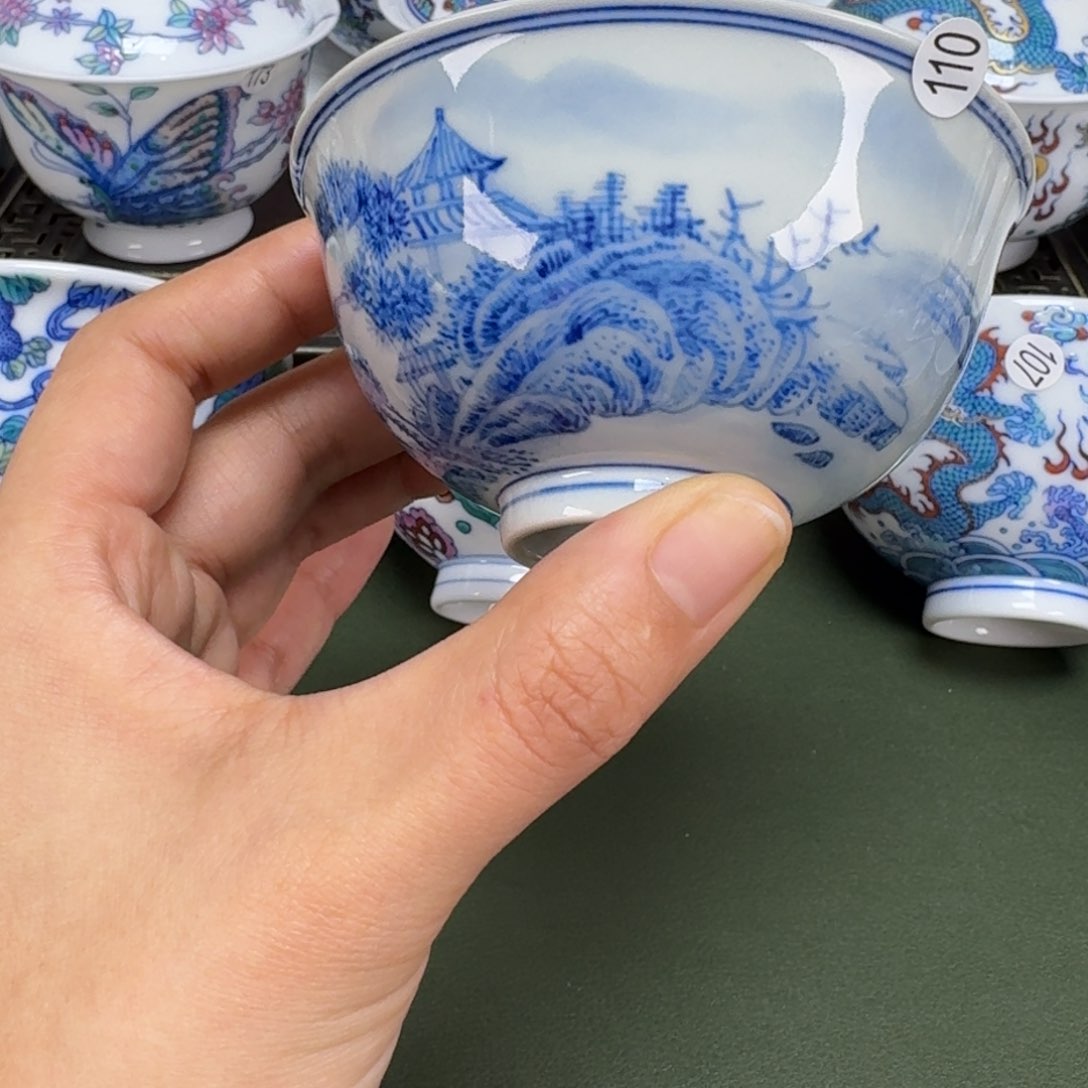 沙沙手工手绘茶具110