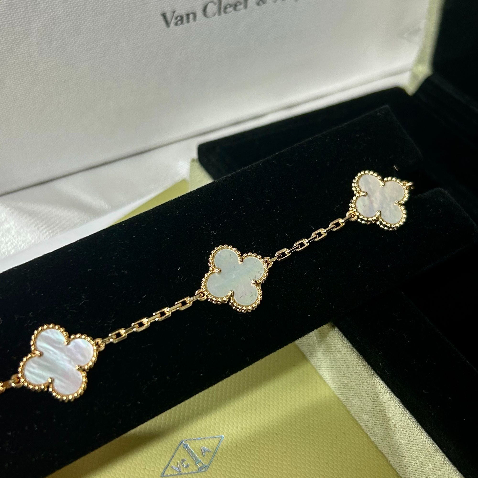 手链 法式女手链花带银色轻奢千金风气质黑色简约风