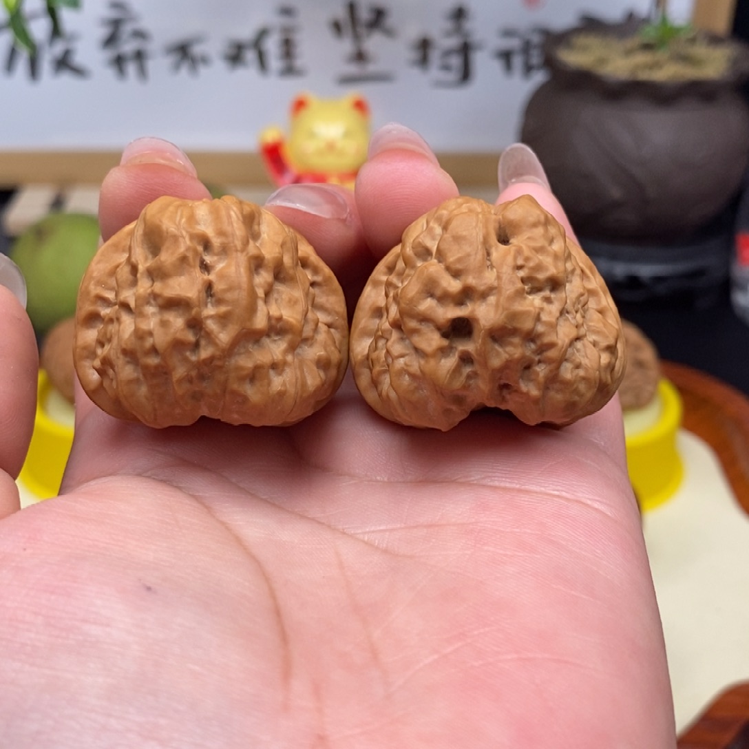 文玩核桃把件微修蛤蟆头37