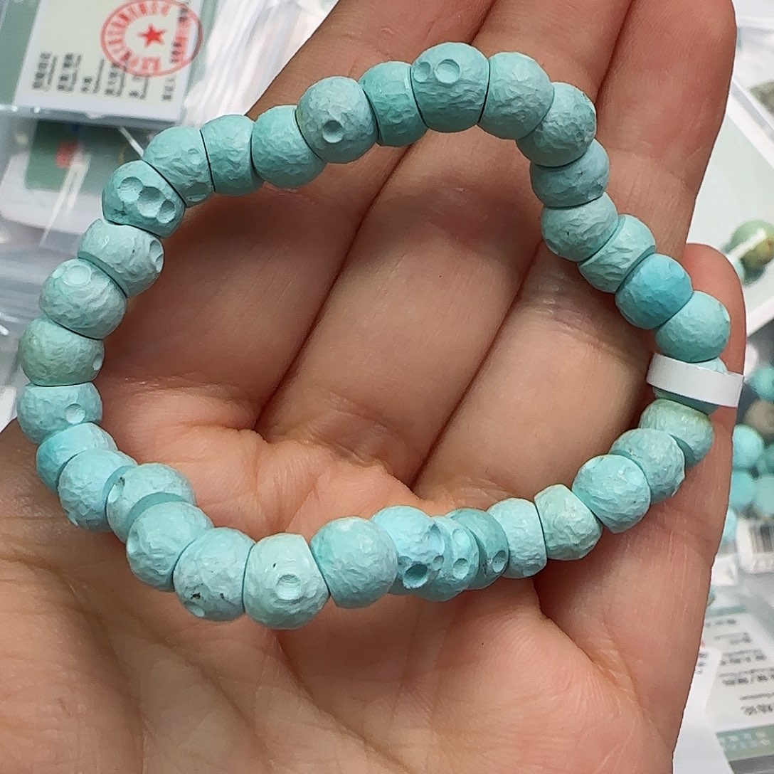 绿松石珠宝半成品未镶嵌
