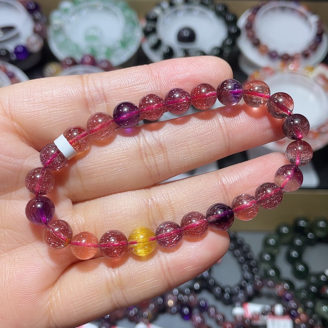 手串未镶嵌水晶超七手串