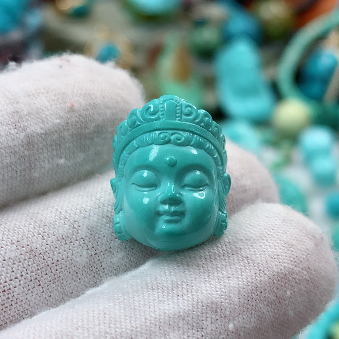 绿松石珠宝奇石未镶嵌