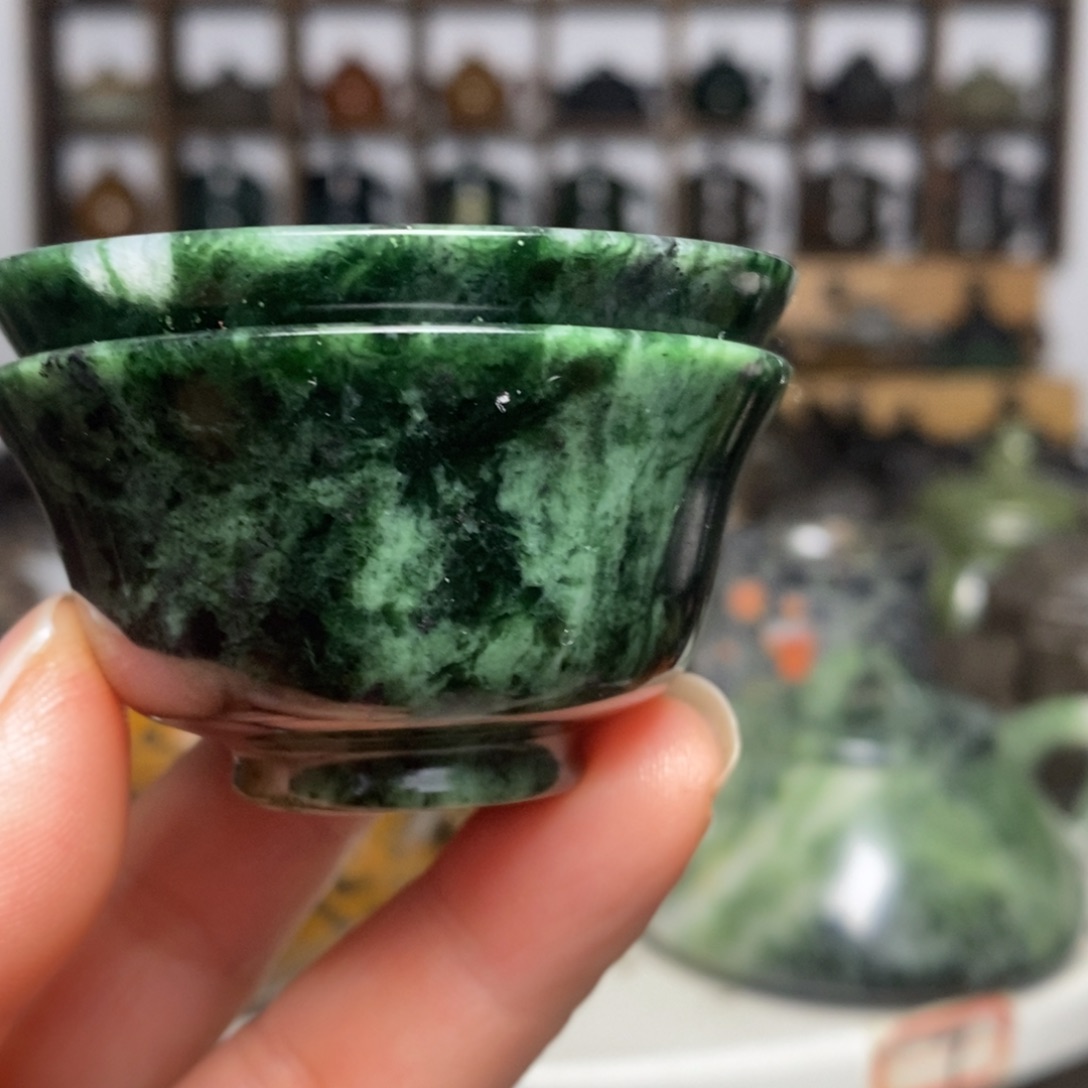 藏玉药王石福利款翻边杯35cc