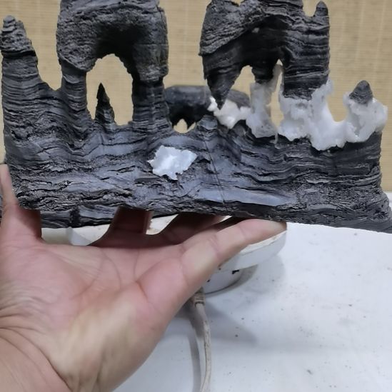 采***侠有机玻璃灵璧石摆件灵璧石