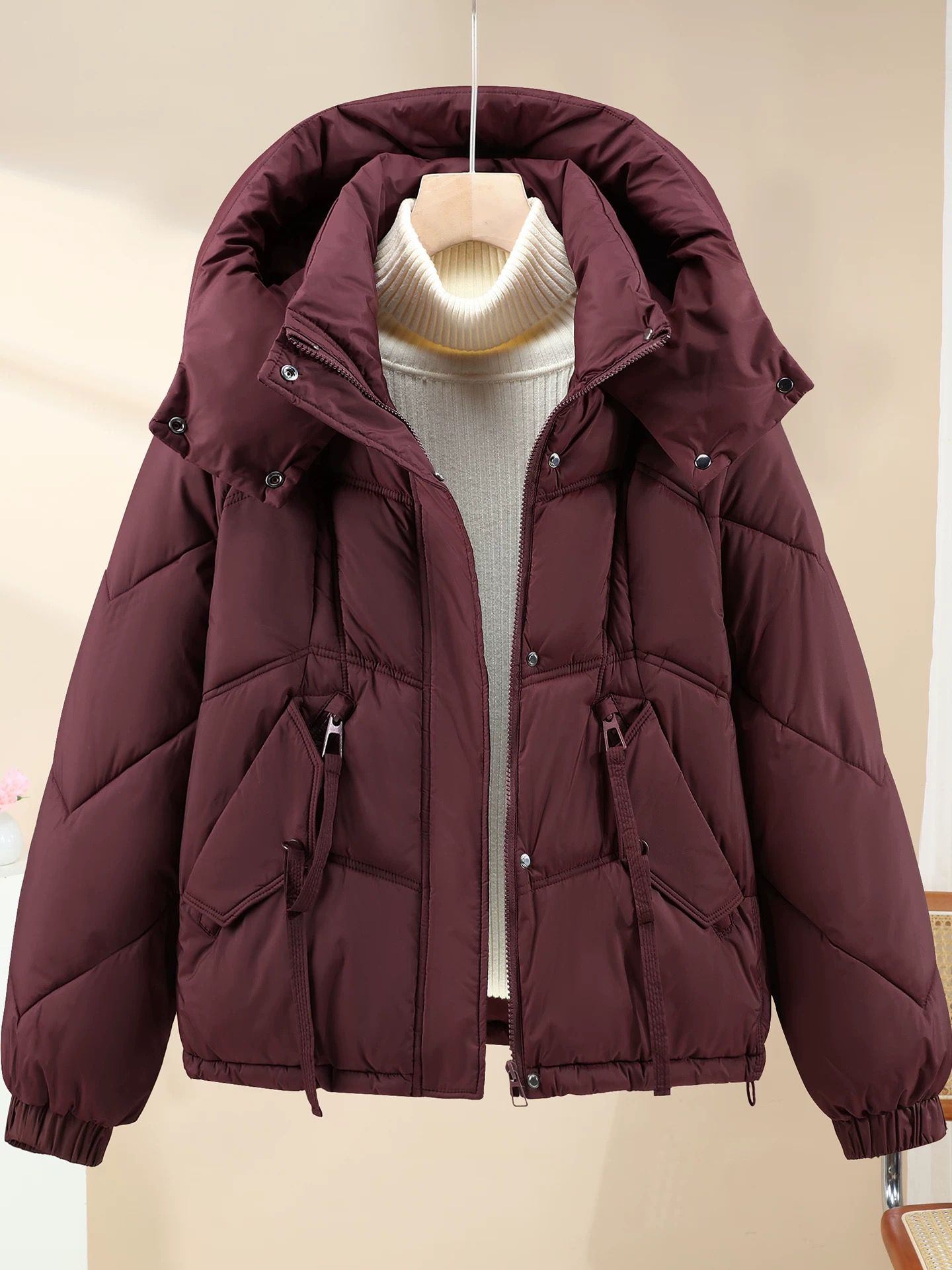 2025冬季新款韩版短款棉服时尚宽松爆款女士棉衣棉袄厚外套