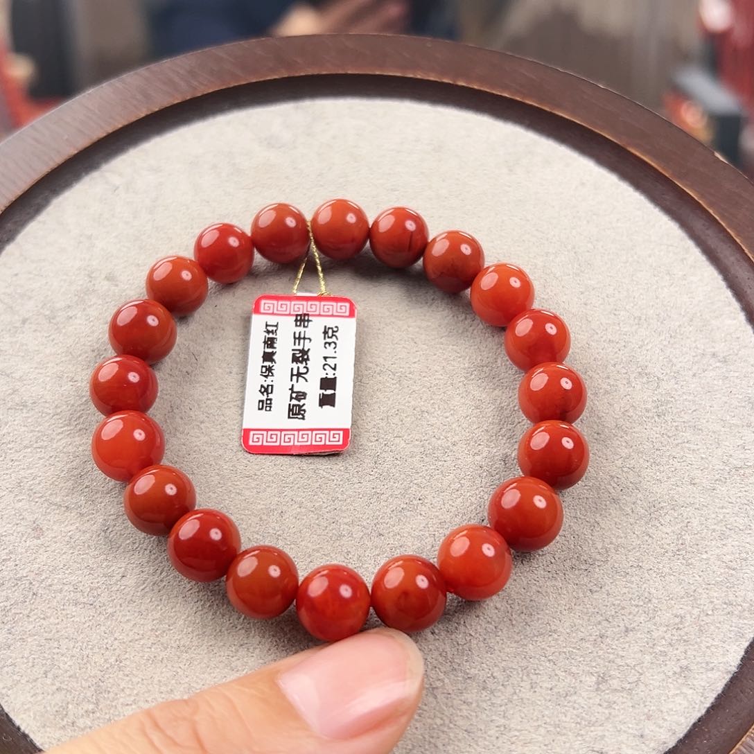 南红玛瑙手串未镶嵌