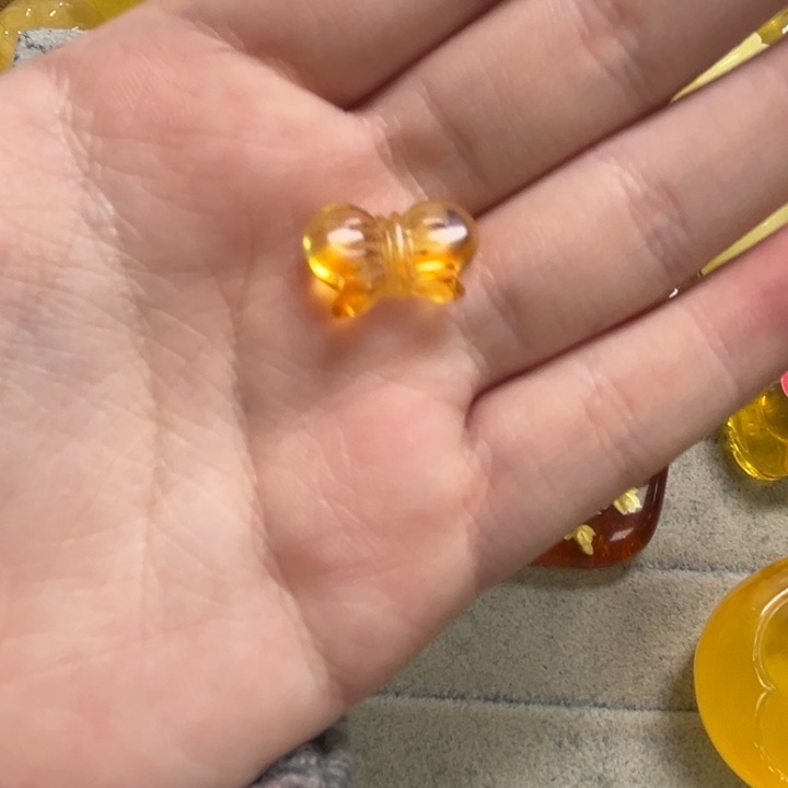 琥珀颈饰未镶嵌天然蜜蜡配件