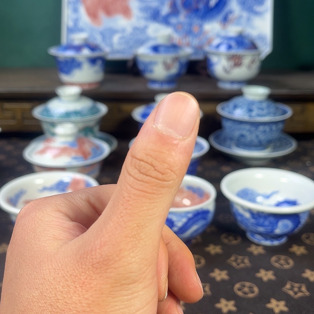 瓷片▖****虽景德镇手工手绘