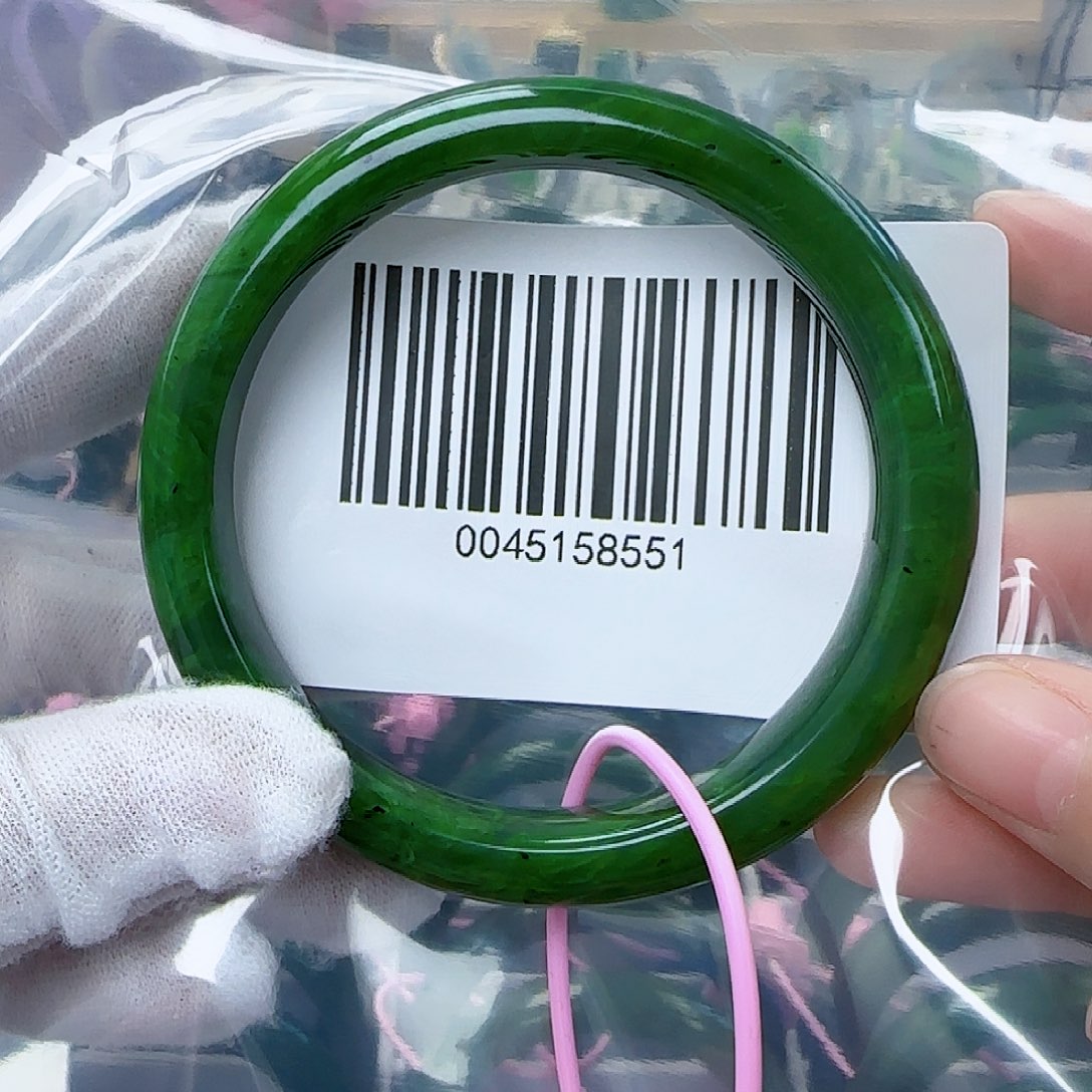 和田玉（碧玉）手镯未镶嵌62