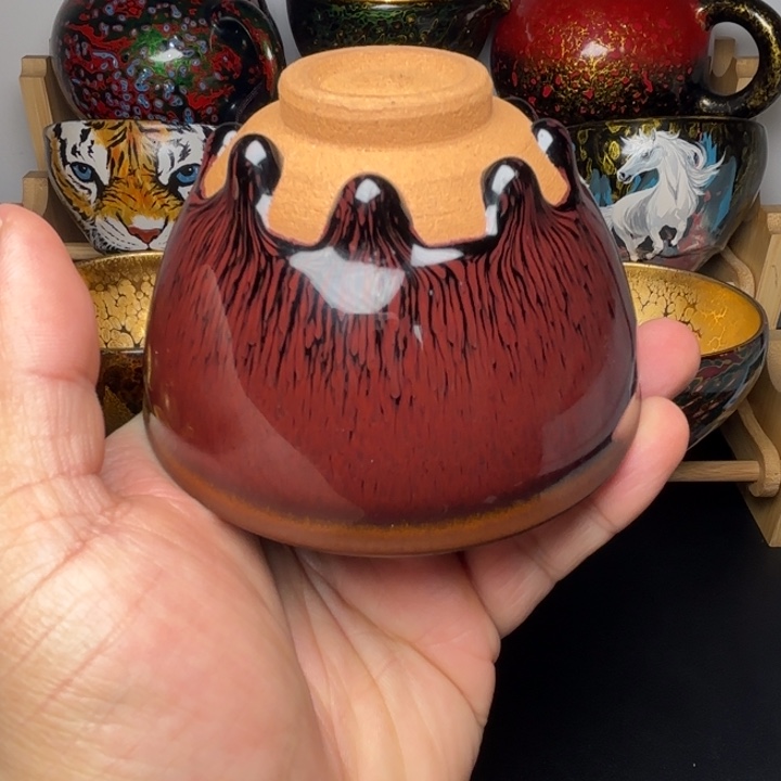 茶盏兔毫一哥鸿运当头