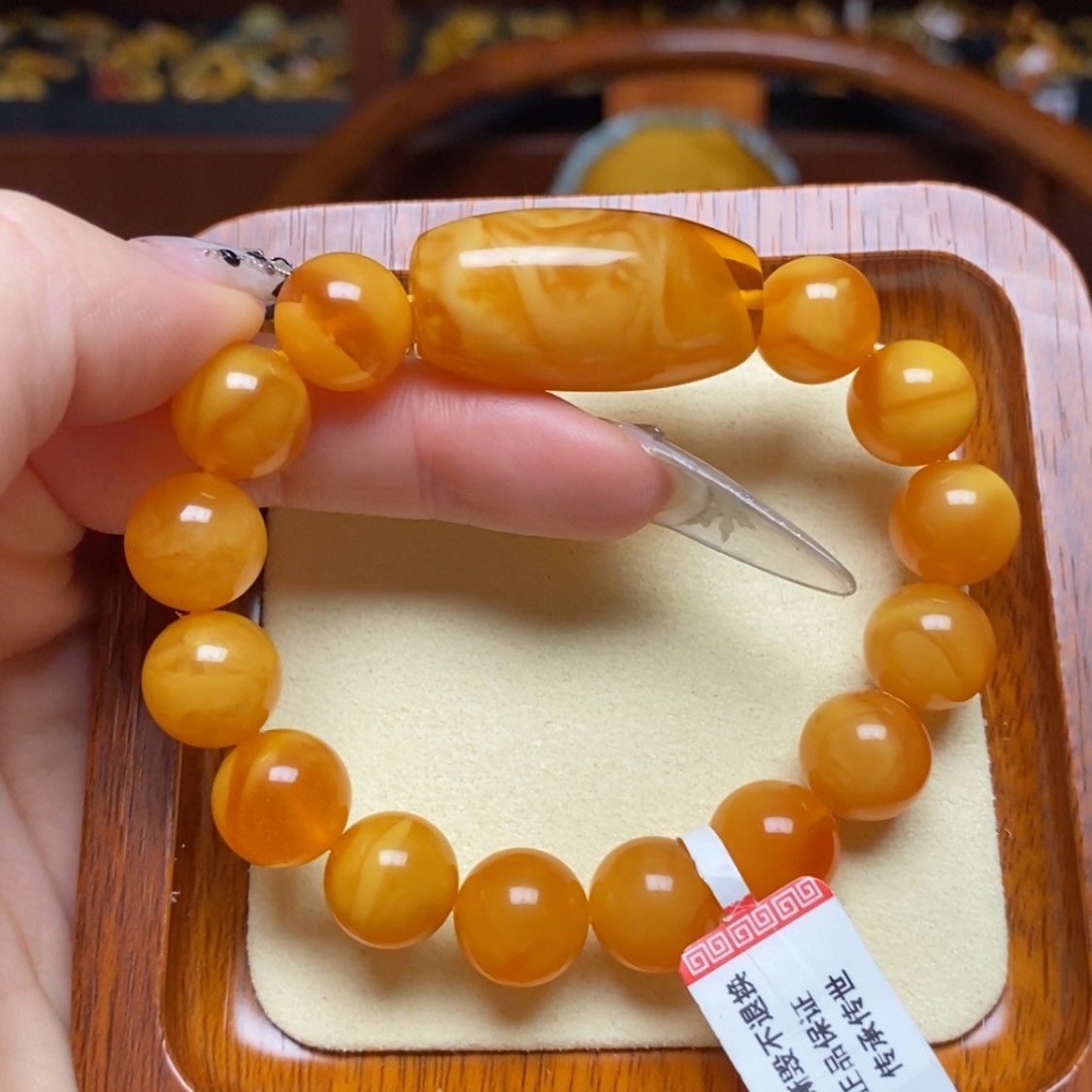 【闪购商品】蜜蜡手链未镶嵌手串