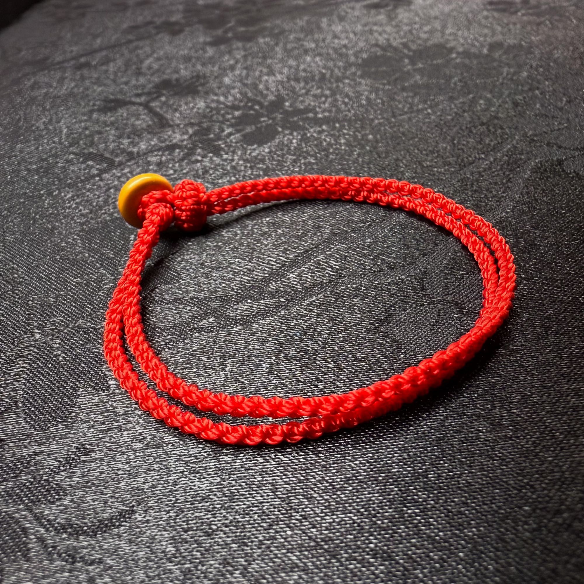 非金属手绳马年红绳双层四股手绳纯手工编织可穿<2mm孔径配饰