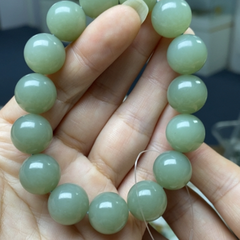 和田玉未镶嵌手链114