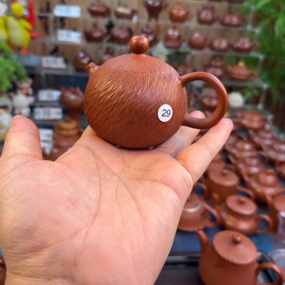 疯***子朱泥茶壶微瑕110C