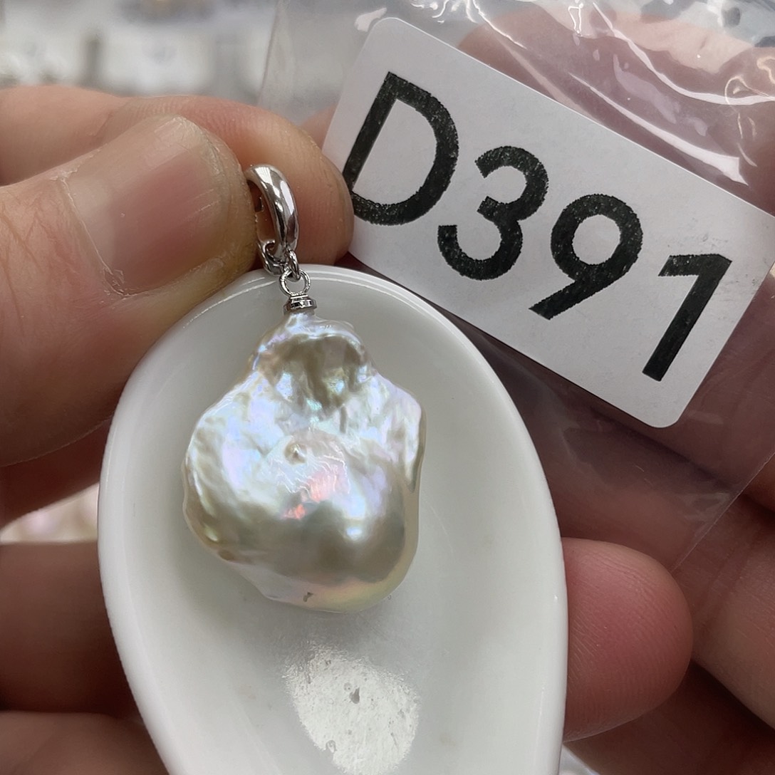 淡水珍珠颈饰银S925镶嵌