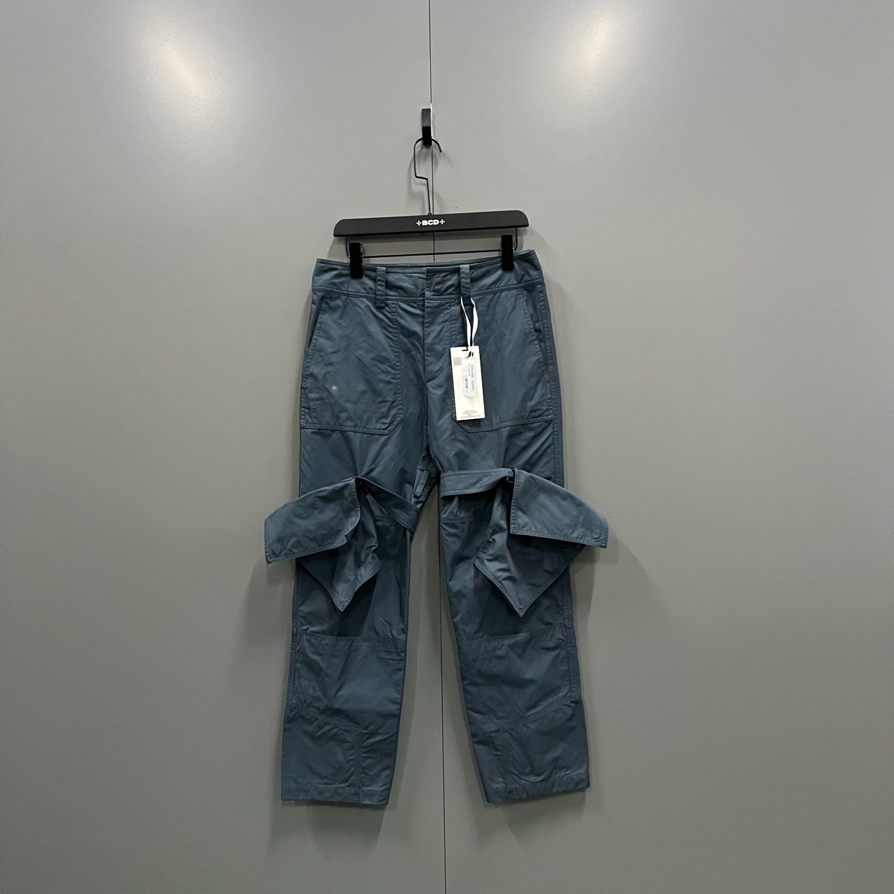 95新 LouisVuitton/路易威登 j2/藏青色绑带工装裤 38码000108