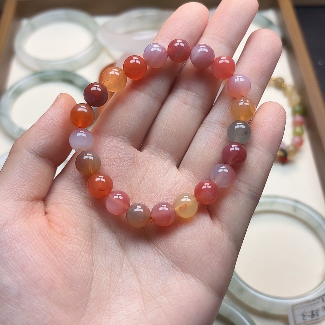 未镶嵌手串玛瑙/玉髓