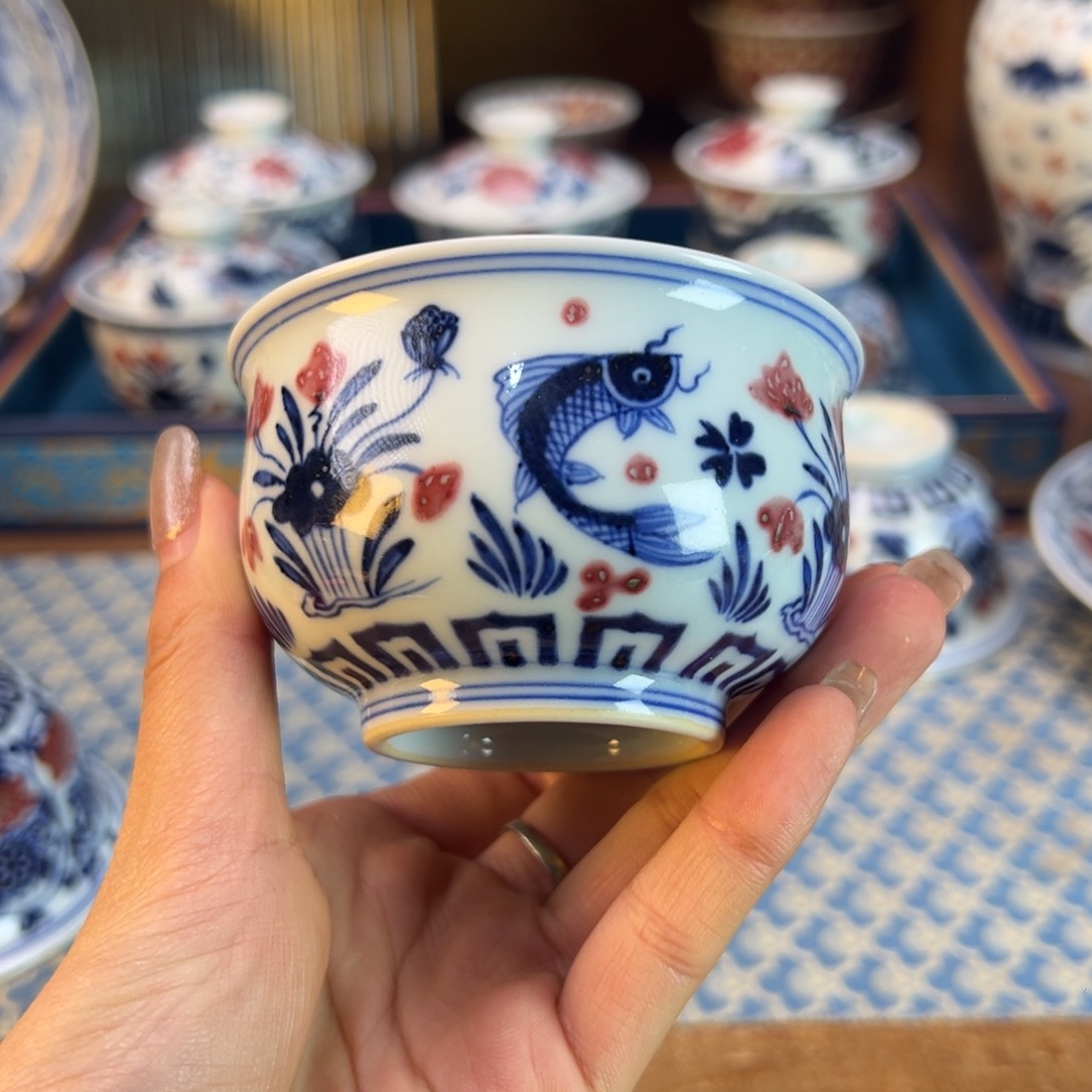 摆件景德镇手工手绘陶瓷