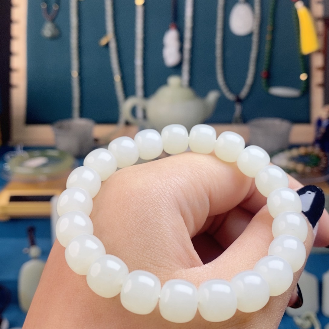 和田玉（糖玉）手链未镶嵌