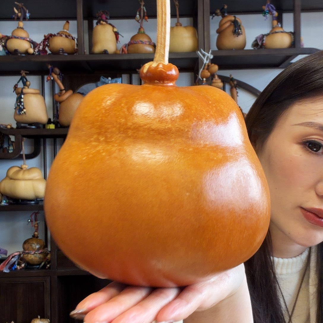 哇***欧微瑕老皮熊猫脸钱袋子葫芦