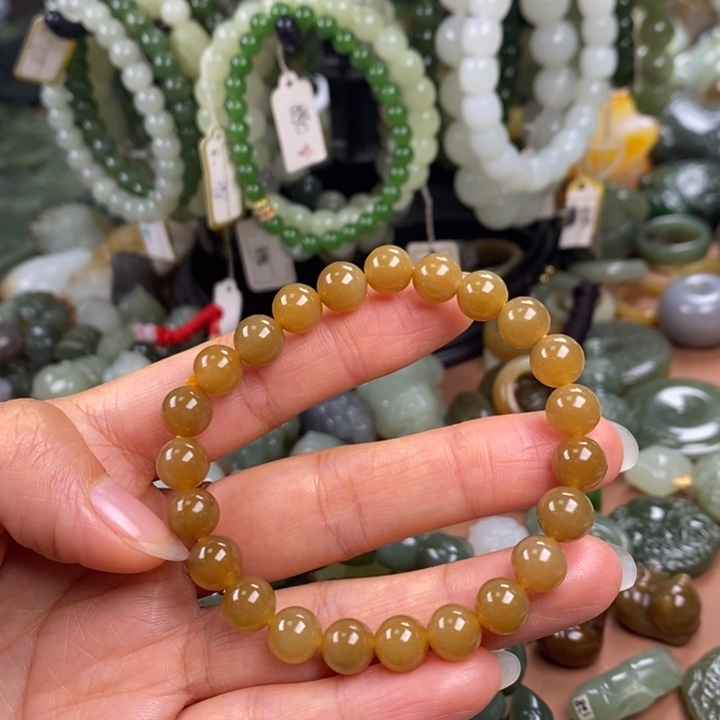 和田玉未镶嵌手链