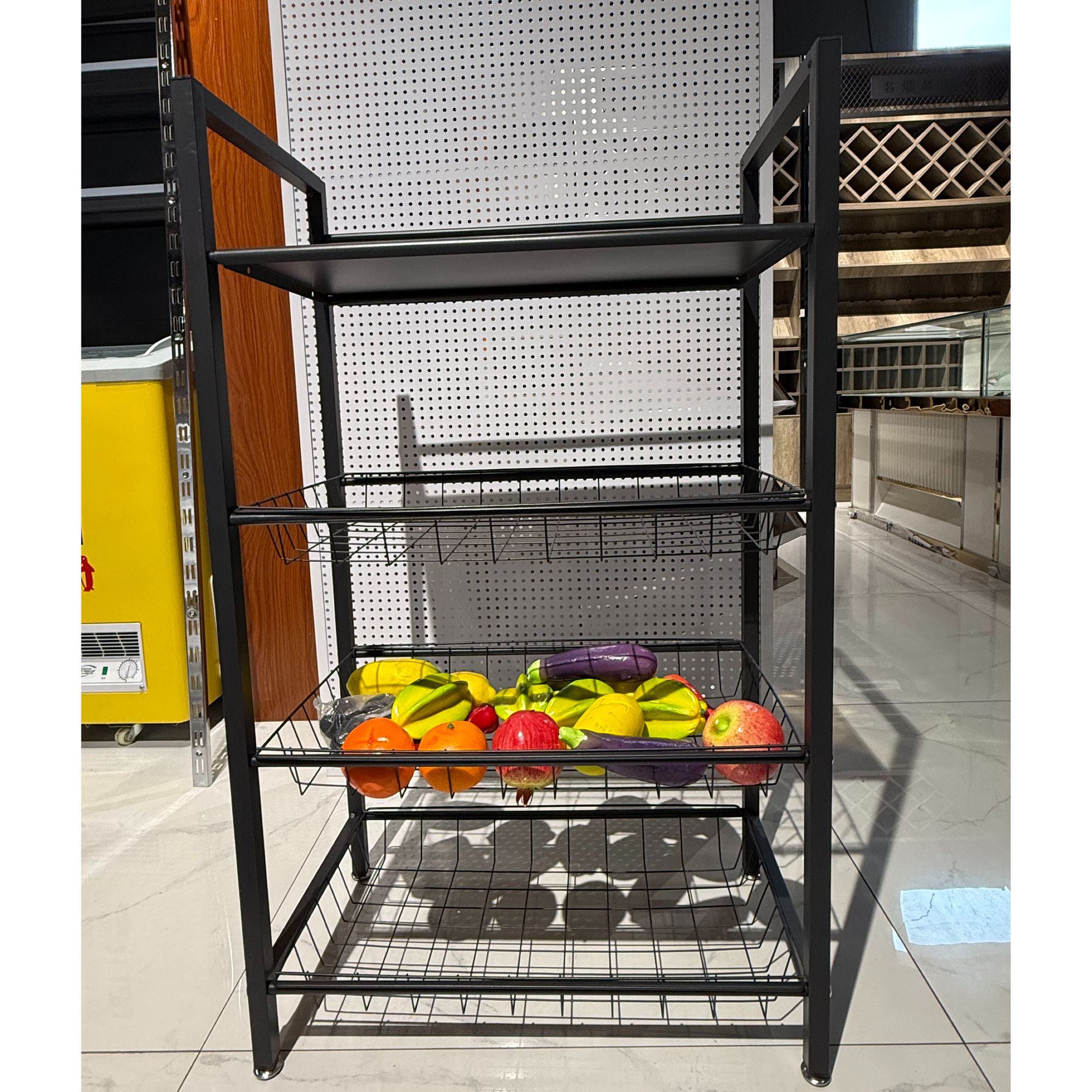 家用置物架4层60*33*102简易大容量