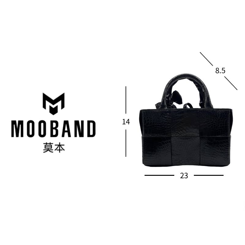 MOOBAND  2025上新鳄鱼皮编制包单肩包3411Z