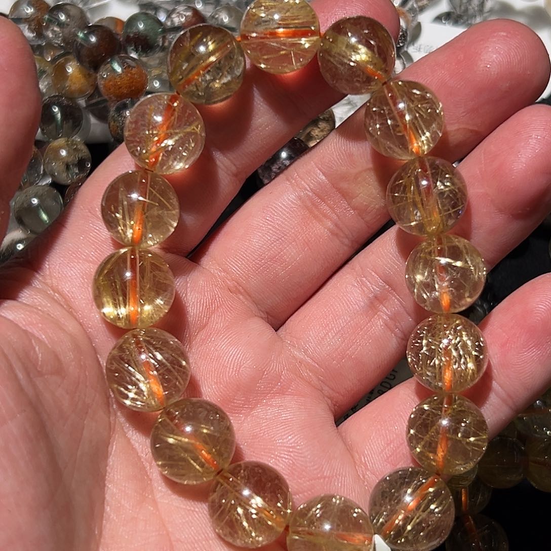 未镶嵌手链水晶金发