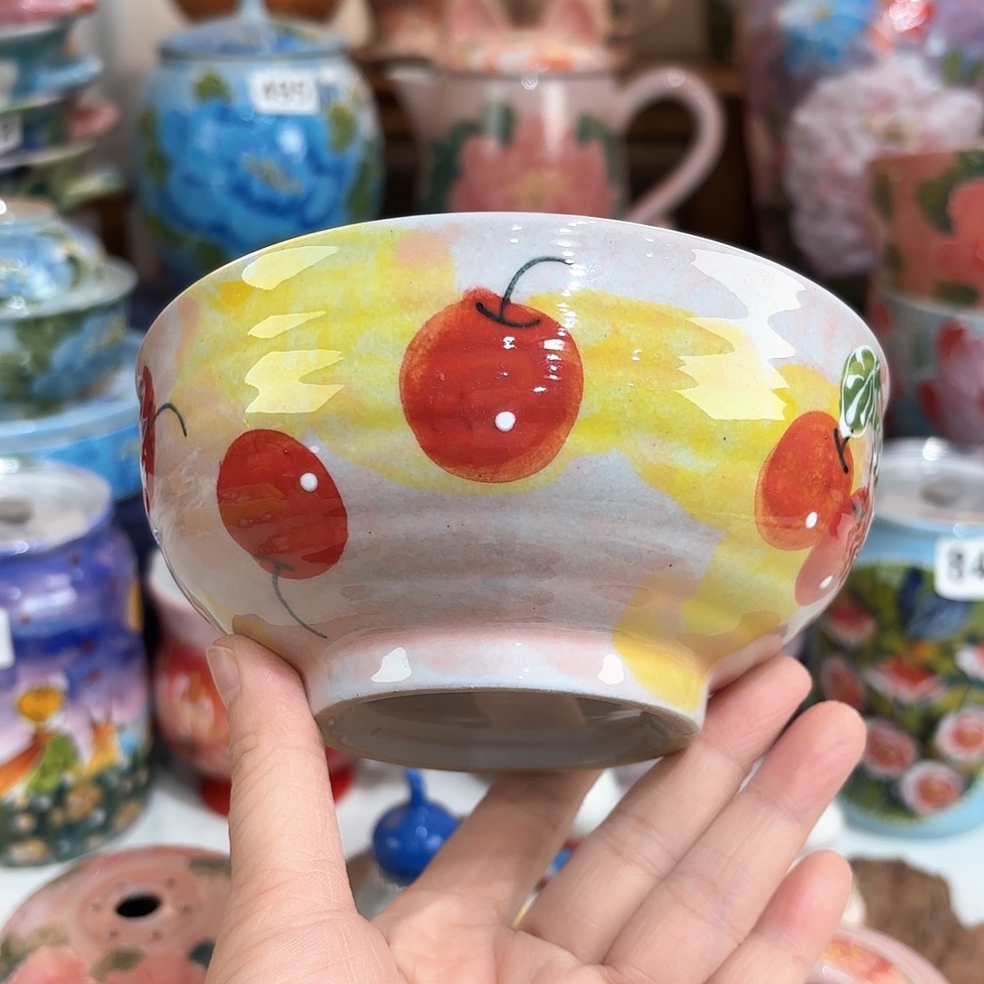 景德镇手绘高温釉下彩陶瓷茶具
