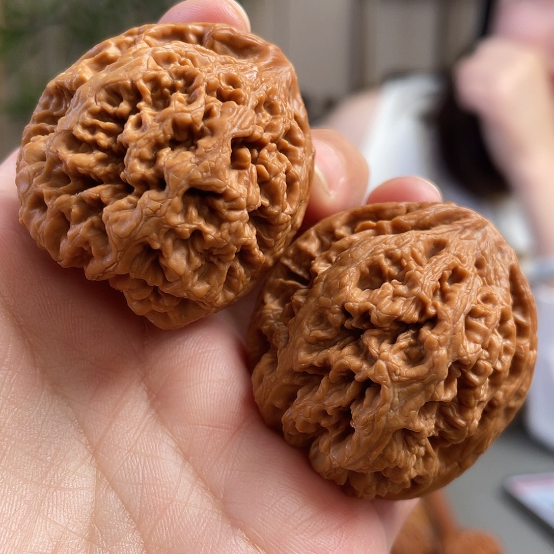 桃核把件41×42尺平谷大粗筋（微蹭尖）CN01157已打底