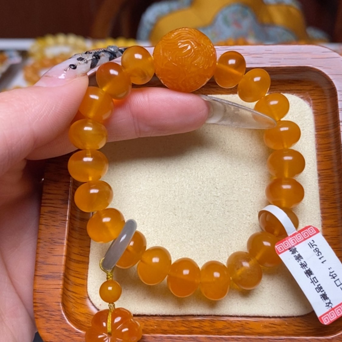 【闪购商品】蜜蜡手链未镶嵌手串