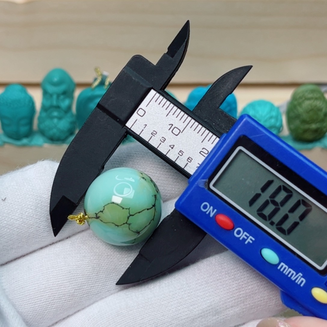 绿松石圆珠未镶嵌