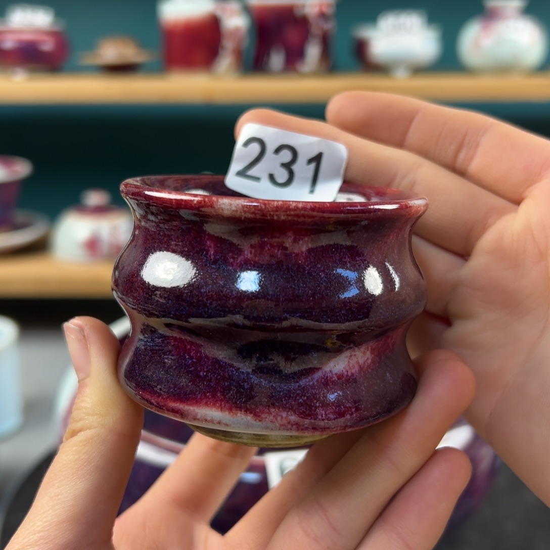 瓷片全品无暇主人杯纯手工