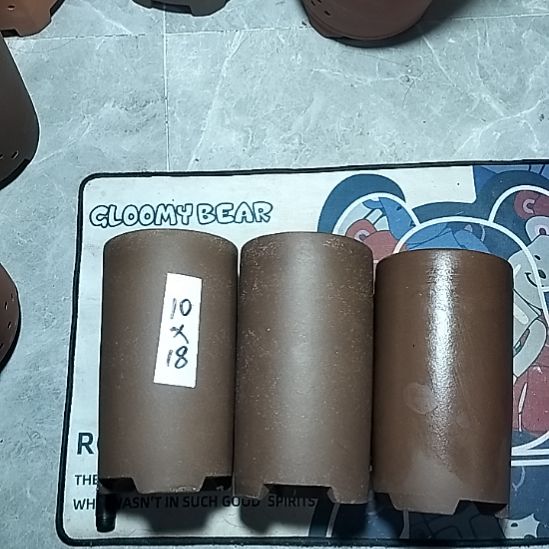 紫砂三个笔筒紫砂