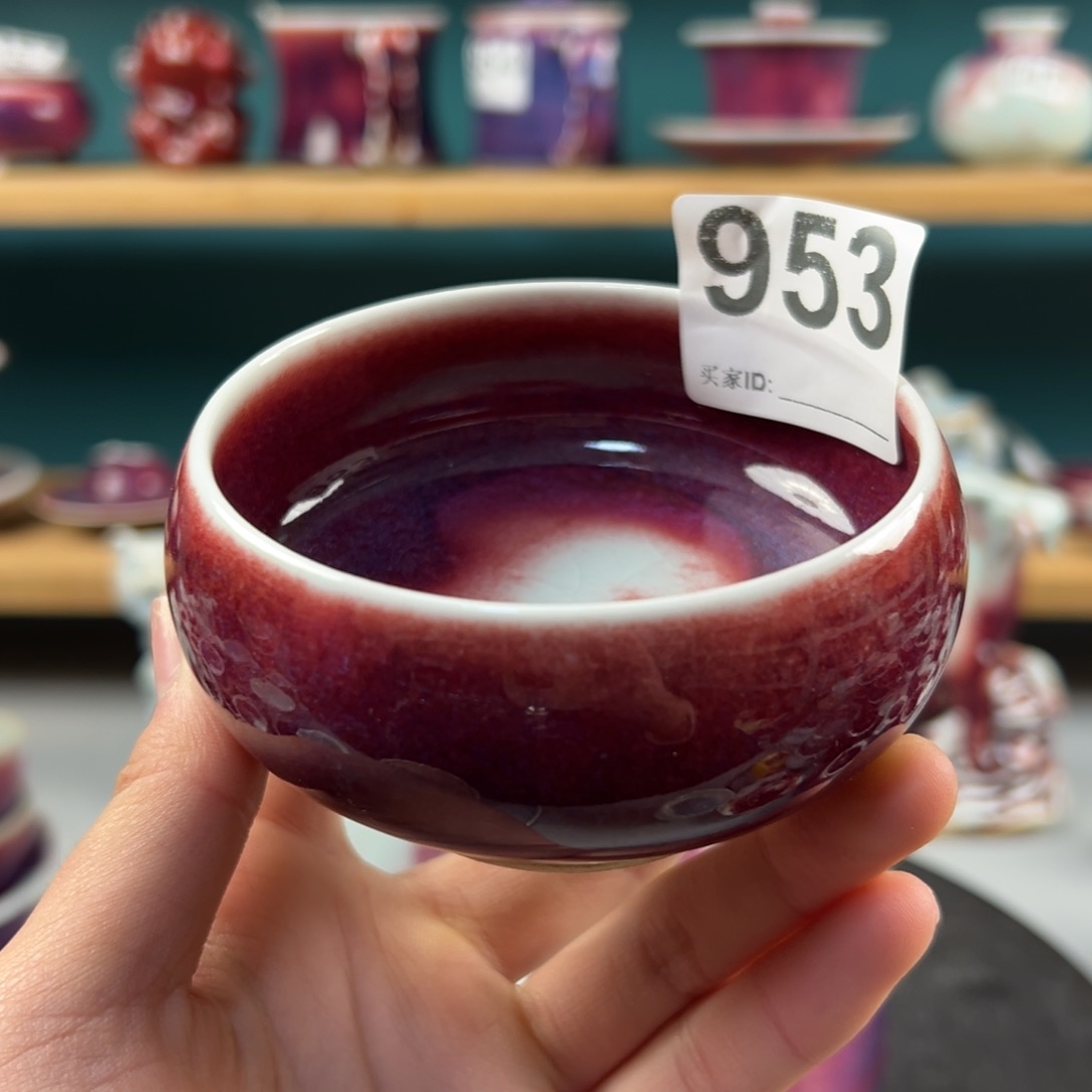 瓷片全品无暇主人杯纯手工